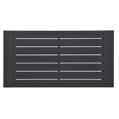 Ensemble de patio extérieur Tahoe 2 pièces en aluminium avec revêtement en poudre