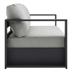Ensemble de patio extérieur Tahoe 2 pièces en aluminium avec revêtement en poudre