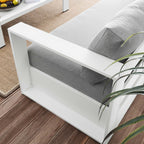 Ensemble de patio extérieur Tahoe 2 pièces en aluminium avec revêtement en poudre