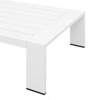 Ensemble de patio extérieur Tahoe 2 pièces en aluminium avec revêtement en poudre