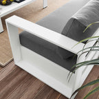 Ensemble de patio extérieur Tahoe 2 pièces en aluminium avec revêtement en poudre