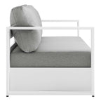 Ensemble de patio extérieur Tahoe 2 pièces en aluminium avec revêtement en poudre
