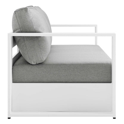Ensemble de patio extérieur Tahoe 2 pièces en aluminium avec revêtement en poudre