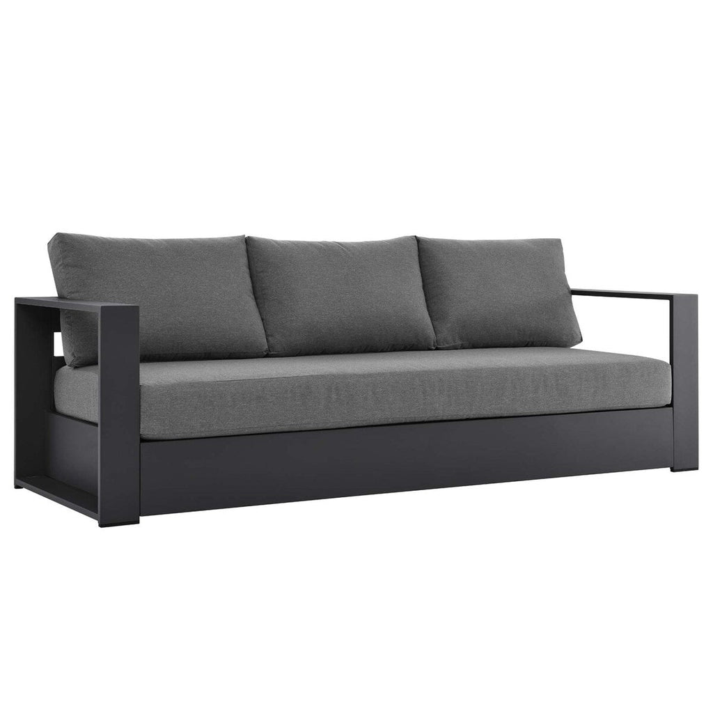 Ensemble de patio extérieur Tahoe 2 pièces en aluminium avec revêtement en poudre