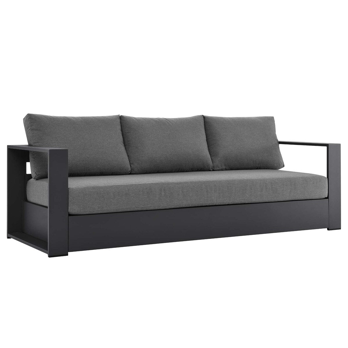 Ensemble de patio extérieur Tahoe 2 pièces en aluminium avec revêtement en poudre