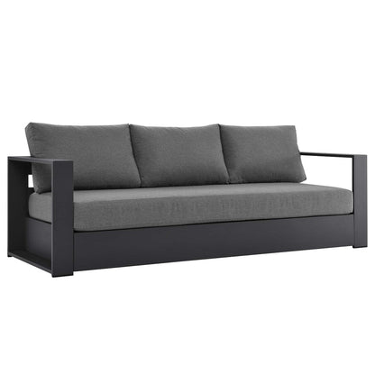 Ensemble de patio extérieur Tahoe 2 pièces en aluminium avec revêtement en poudre