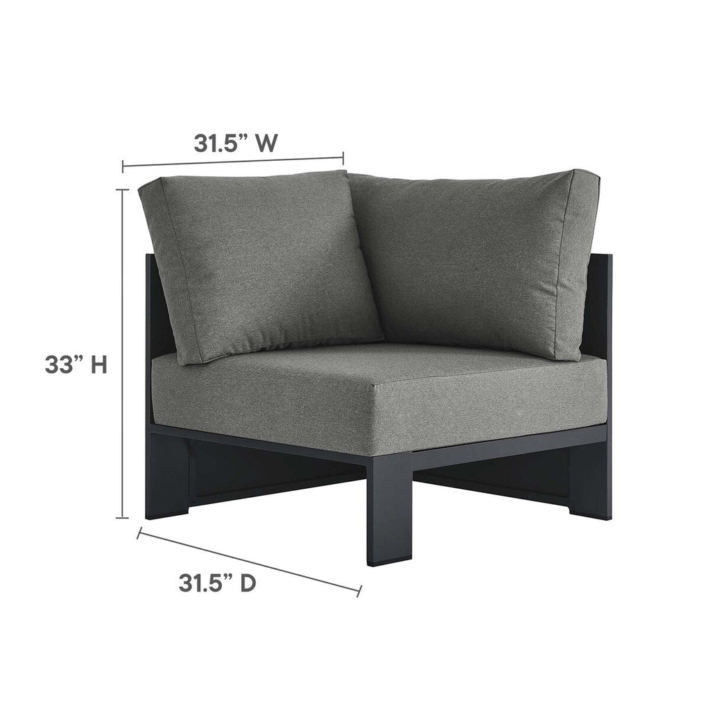 Ensemble de canapés sectionnels 3 pièces en aluminium Tahoe Patio