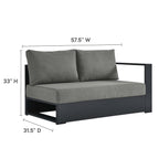 Ensemble de canapés sectionnels 3 pièces en aluminium Tahoe Patio