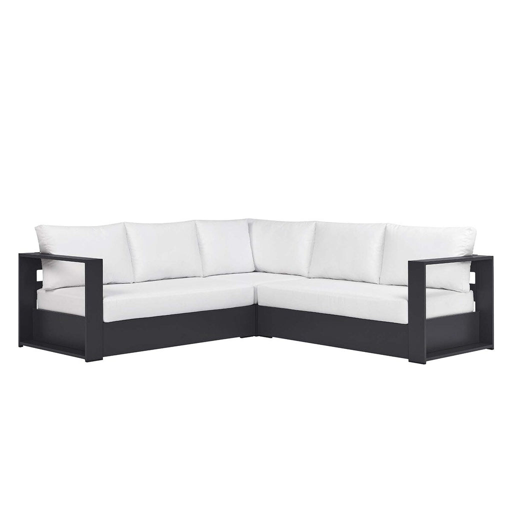 Ensemble de canapés sectionnels 3 pièces en aluminium Tahoe Patio