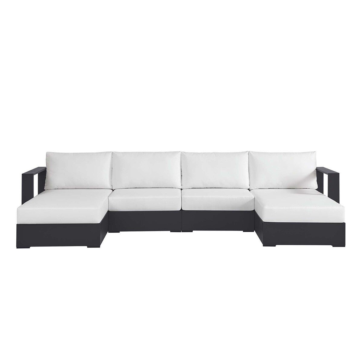 Ensemble de canapés sectionnels 4 pièces en aluminium Tahoe Patio