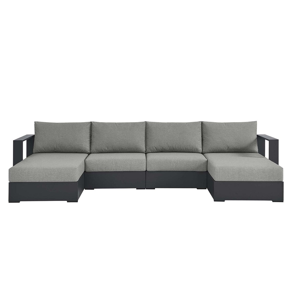 Ensemble de canapés sectionnels 4 pièces en aluminium Tahoe Patio