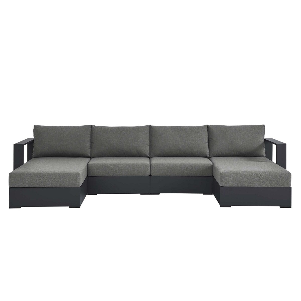 Ensemble de canapés sectionnels 4 pièces en aluminium Tahoe Patio