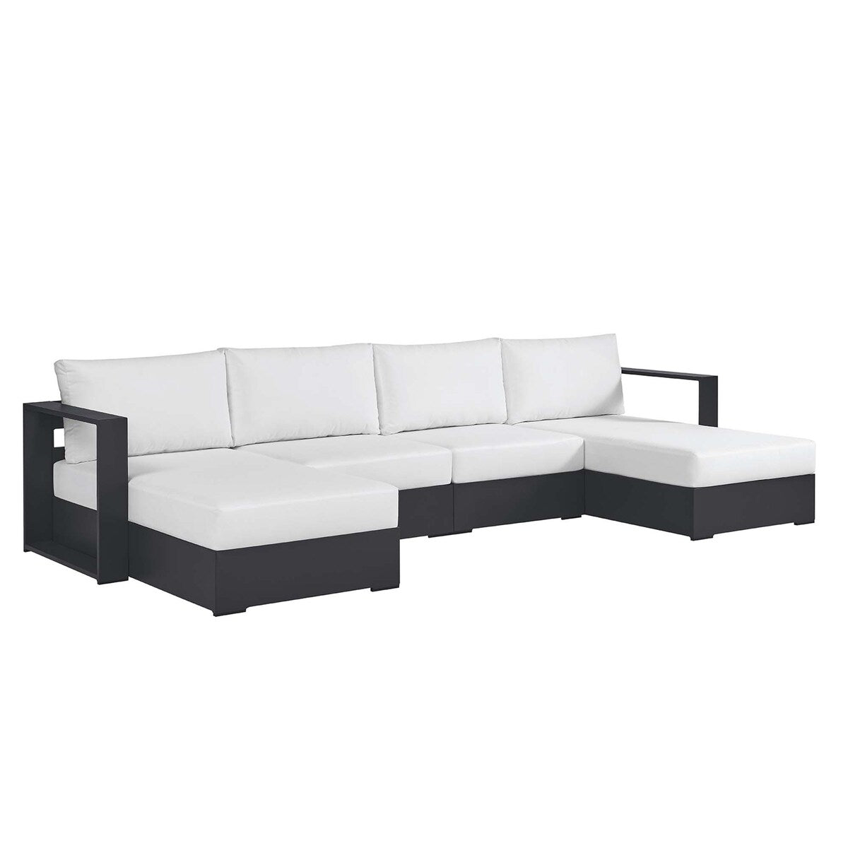 Ensemble de canapés sectionnels 4 pièces en aluminium Tahoe Patio