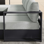 Ensemble de canapés sectionnels 4 pièces en aluminium Tahoe Patio