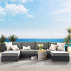 Ensemble de canapés sectionnels 4 pièces en aluminium Tahoe Patio