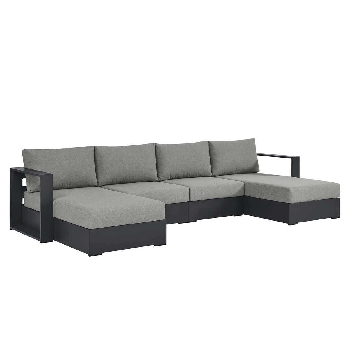 Ensemble de canapés sectionnels 4 pièces en aluminium Tahoe Patio