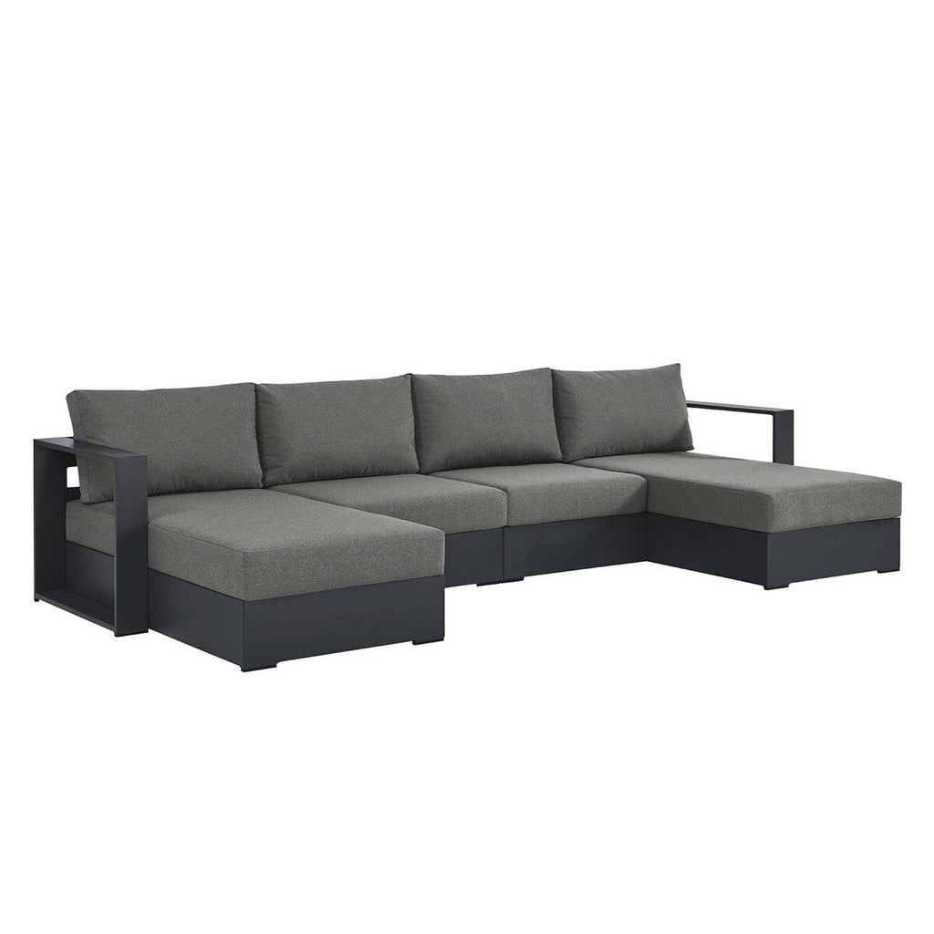 Ensemble de canapés sectionnels 4 pièces en aluminium Tahoe Patio