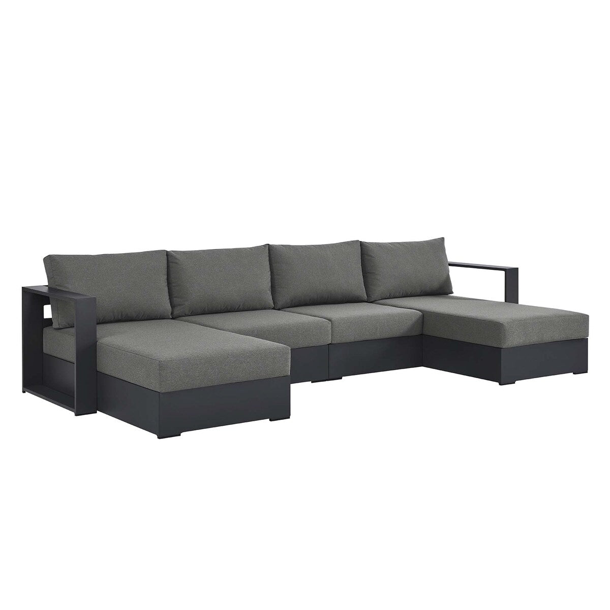 Ensemble de canapés sectionnels 4 pièces en aluminium Tahoe Patio