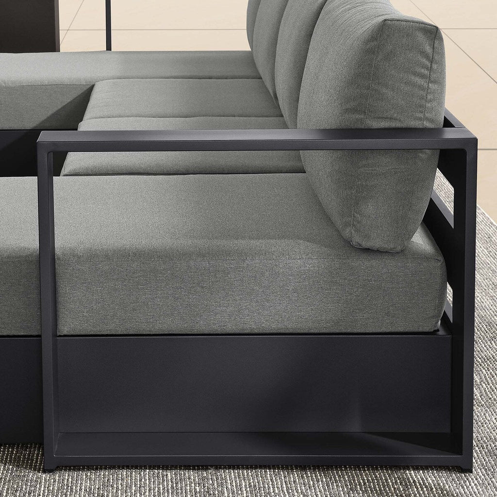 Ensemble de canapés sectionnels 4 pièces en aluminium Tahoe Patio