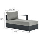 Ensemble de canapés sectionnels 4 pièces en aluminium Tahoe Patio