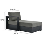 Ensemble de canapés sectionnels 4 pièces en aluminium Tahoe Patio
