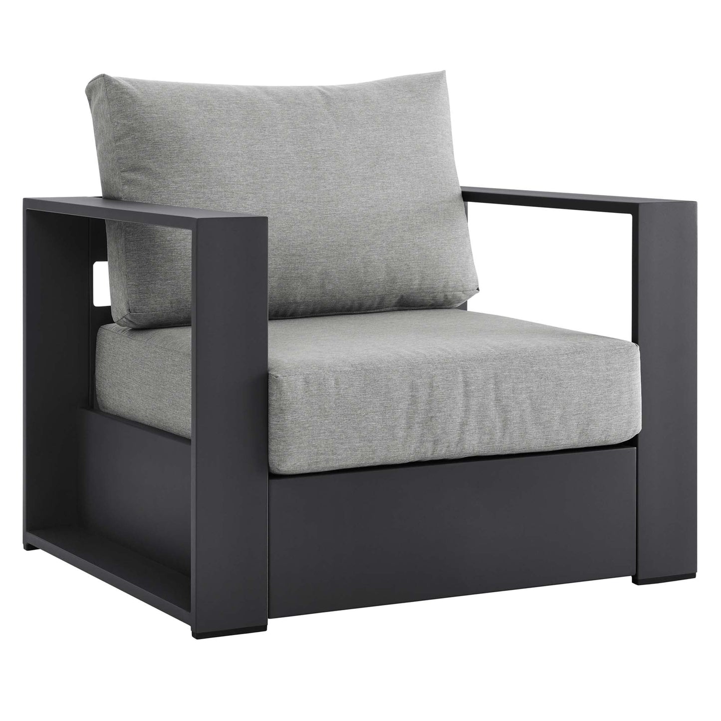 Ensemble de conversation d'extérieur Tahoe en aluminium 4 pièces avec table basse