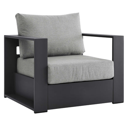 Ensemble de conversation d'extérieur Tahoe en aluminium 4 pièces avec table basse