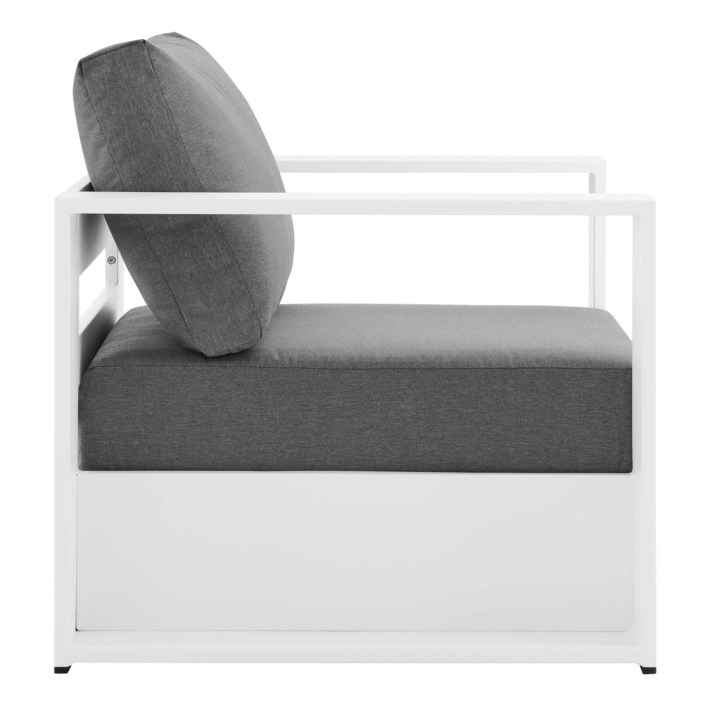 Ensemble de conversation d'extérieur Tahoe en aluminium 4 pièces avec table basse