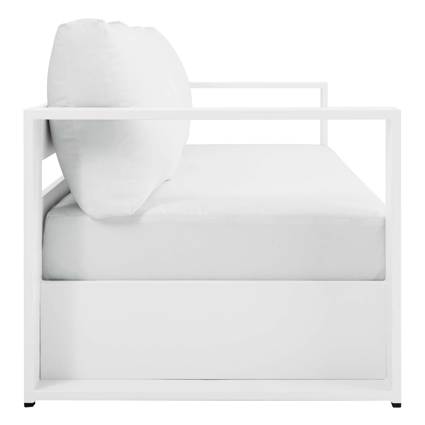 Ensemble de conversation d'extérieur Tahoe en aluminium 4 pièces avec table basse