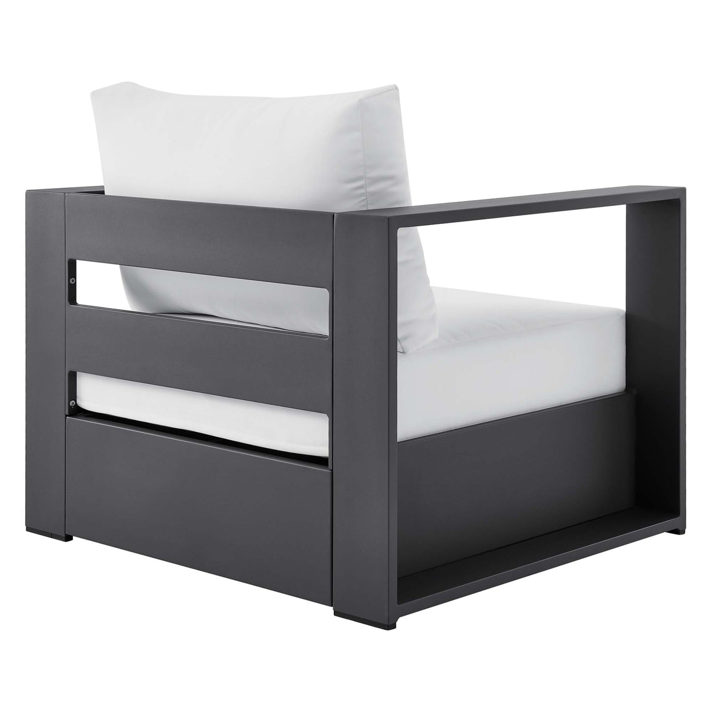Ensemble de conversation d'extérieur Tahoe en aluminium 4 pièces avec table basse