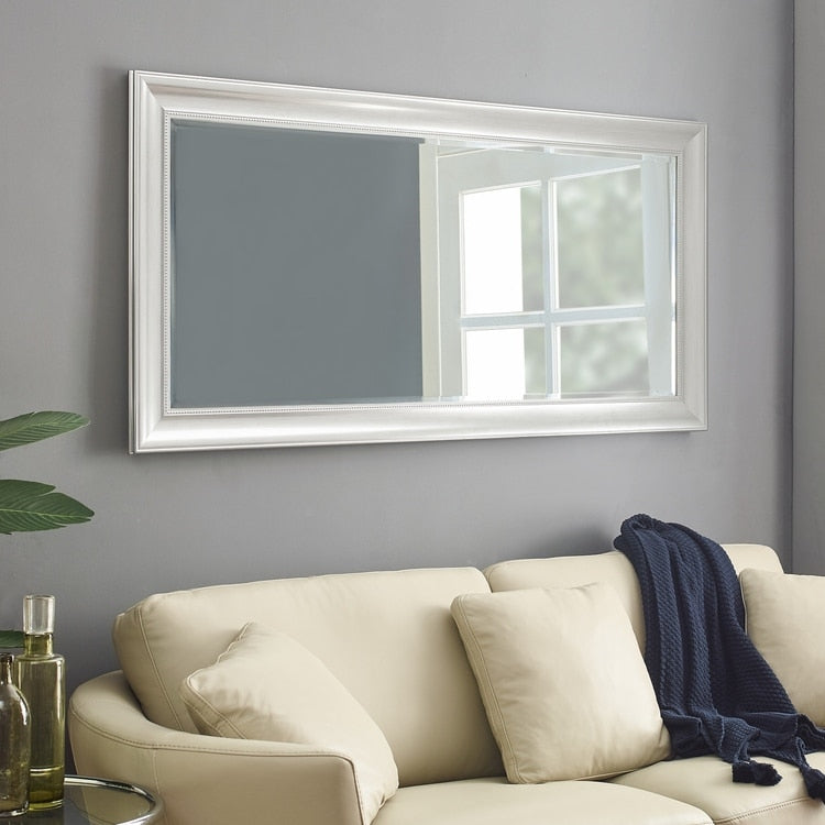 Grand miroir perlé pleine longueur - Miroir surdimensionné sur toute la longueur, sur pied ou mural