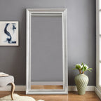 Grand miroir perlé pleine longueur - Miroir surdimensionné sur toute la longueur, sur pied ou mural