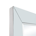 Grand miroir perlé pleine longueur - Miroir surdimensionné sur toute la longueur, sur pied ou mural
