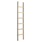 Échelle de rangement rustique Sagebrook Home de 1,8 m de haut, décorative et autoportante – 48 x 5 x 193 cm