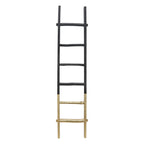 Échelle de rangement rustique Sagebrook Home de 1,8 m de haut, décorative et autoportante – 48 x 5 x 193 cm