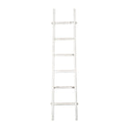 Échelle de rangement rustique Sagebrook Home de 1,8 m de haut, décorative et autoportante – 48 x 5 x 193 cm