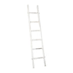 Échelle de rangement rustique Sagebrook Home de 1,8 m de haut, décorative et autoportante – 48 x 5 x 193 cm