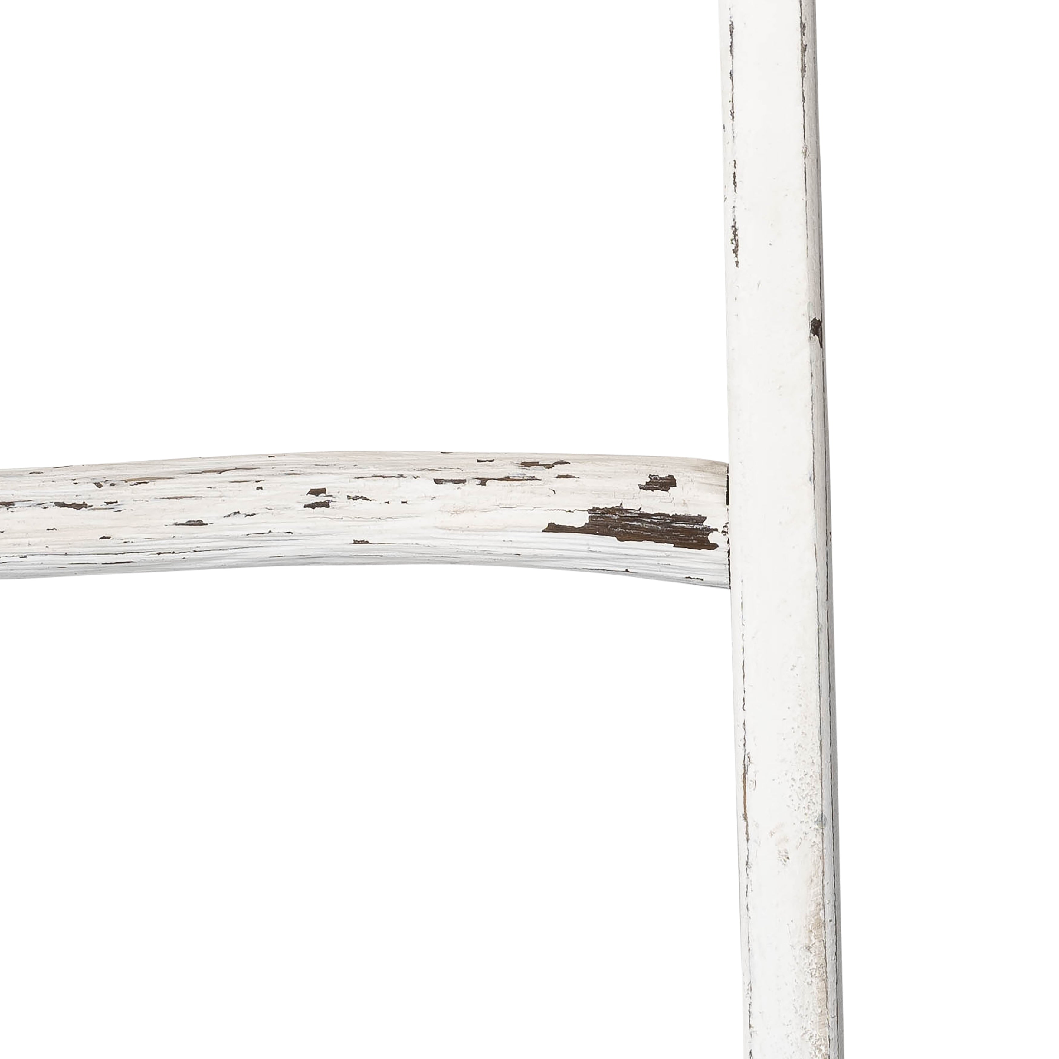 Échelle de rangement rustique Sagebrook Home de 1,8 m de haut, décorative et autoportante – 48 x 5 x 193 cm