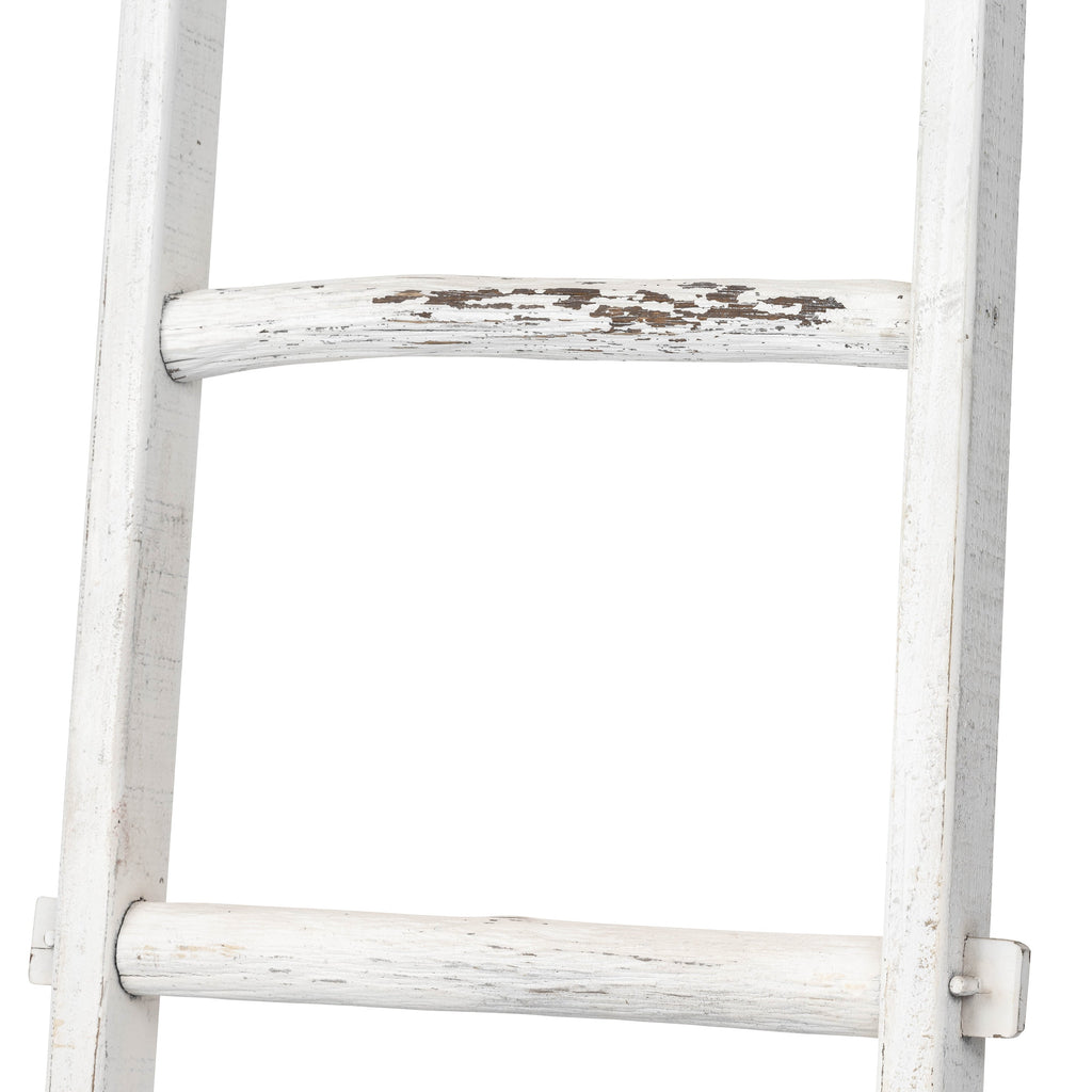 Échelle de rangement rustique Sagebrook Home de 1,8 m de haut, décorative et autoportante – 48 x 5 x 193 cm