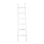 Échelle de rangement rustique Sagebrook Home de 1,8 m de haut, décorative et autoportante – 48 x 5 x 193 cm