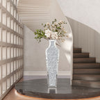 Grand vase de sol en diamant concassé