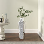 Grand vase de sol en diamant concassé