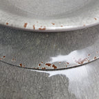 Service de table léger Tambora 12 pièces en mélamine gris rustique