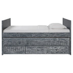 Taylor & Olive Begonia Twin Bed with Twin Trundle & 3 Built in Drawers