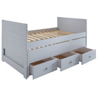 Taylor & Olive Begonia Twin Bed with Twin Trundle & 3 Built in Drawers