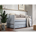 Taylor & Olive Begonia Twin Bed with Twin Trundle & 3 Built in Drawers