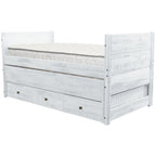 Taylor & Olive Begonia Twin Bed with Twin Trundle & 3 Built in Drawers
