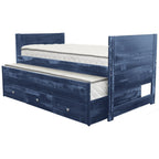 Taylor & Olive Begonia Twin Bed with Twin Trundle & 3 Built in Drawers