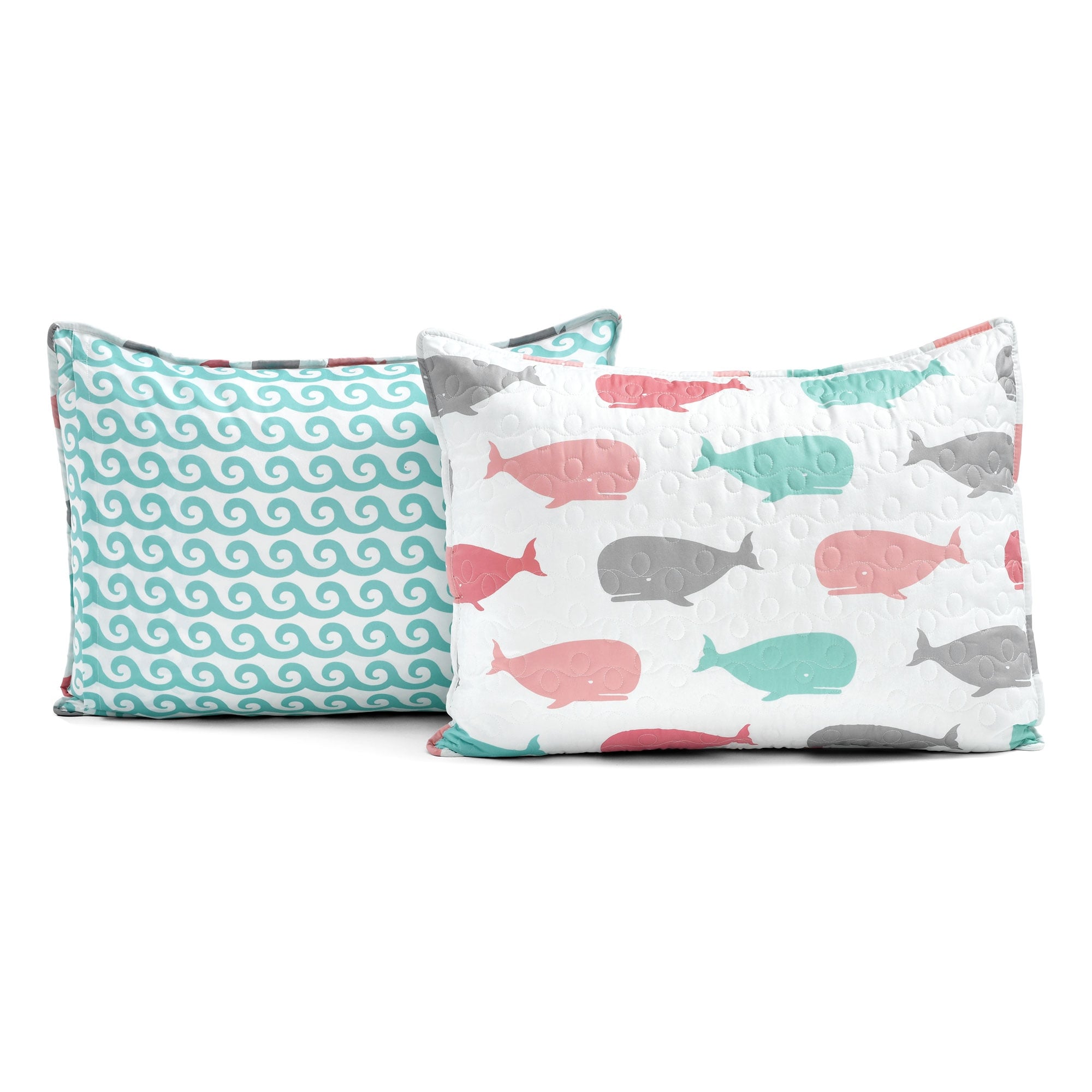 Ensemble de courtepointe 5 pièces à imprimé baleine Lums de Taylor &amp; Olive