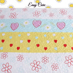 Parure de lit réversible Taylor &amp; Olive à motif floral violet/blanc